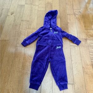 Juicy Couture Deep Purple set